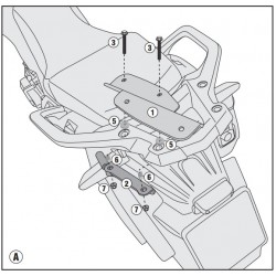 SR1144 : Givi Top-Case-Halterung SR1144 Honda CRF Africa Twin