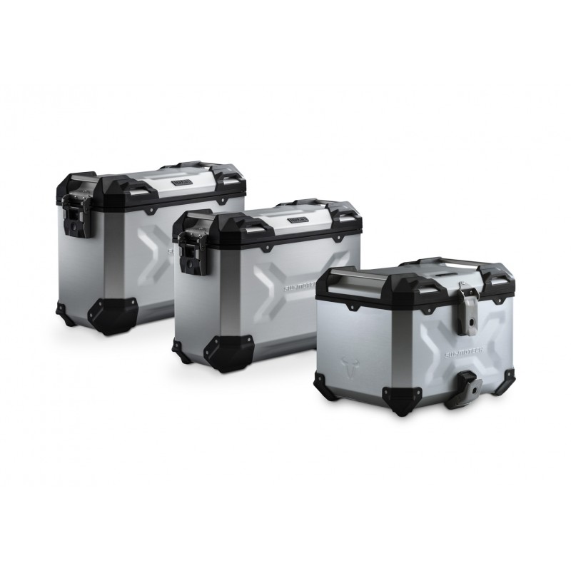 Sw Motech Trax Adv Silver Luggage Kit