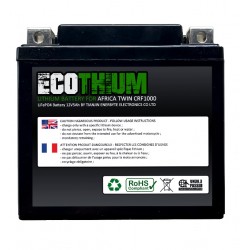 LIFEPO4 : Batteria al litio Ecothium Honda CRF Africa Twin