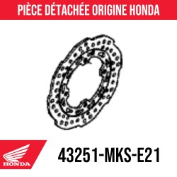 43251-MKS-E21 : Disco de freno trasero original Honda 2020 Honda CRF Africa Twin