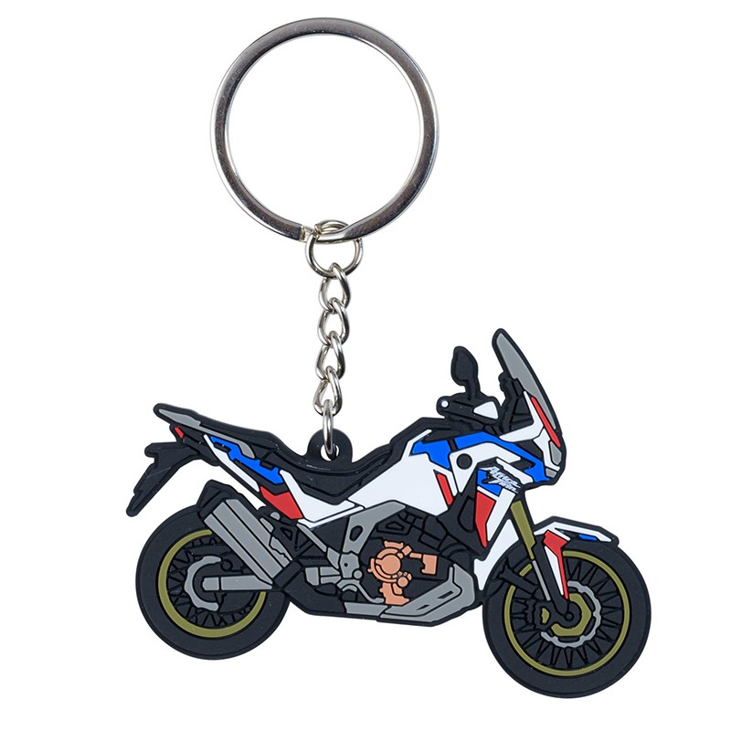 233-0601015 : Africa Twin Pearl Glare White Keychain Honda CRF Africa Twin