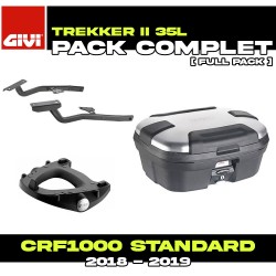 PACK-SR1162-TRK35N : Gepäck-Set Givi Trekker II 35L Alu Honda CRF Africa Twin