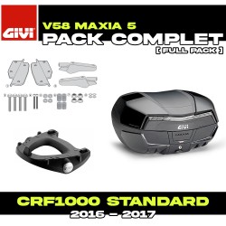 PACK-SR1144-V58NNT : Givi V58 Maxia 5 Topcase-Set Honda CRF Africa Twin