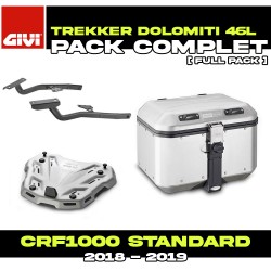 PACK-SR1162-DLM46A : Givi Dolomiti 46L Alu Top Case Pack Honda CRF Africa Twin