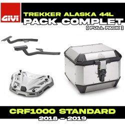 PACK-SR1162-ALA44A : Givi Alaska 44L Alu Top-Case Set Honda CRF Africa Twin