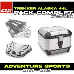 PACK-SR1161-ALA44A : Givi Alaska 44L Alu Top-Case Set Honda CRF Africa Twin