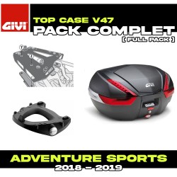 PACK-SR1161-V47NN : Givi V47 Top-Case Paket Honda CRF Africa Twin