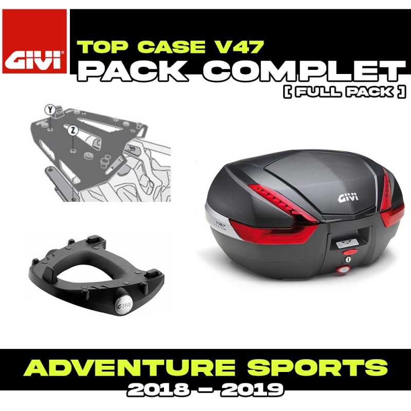 PACK-SR1161-V47NN : Givi V47 Top-Case Pack Honda CRF Africa Twin