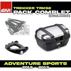 PACK-SR1161-TRK52N : Givi Trekker 52L Alu Kit Honda CRF Africa Twin