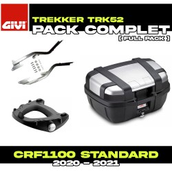 PACK-1179FZ-TRK52N : Givi Trekker 52L Alu Top-Case Set Honda CRF Africa Twin