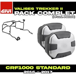 PACK-PLR1144-TRK35PACK2 : Pack Borse laterali Givi Trekker II Alu Honda CRF Africa Twin