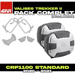 PACK-PLO1179MK-TRK35PACK2 : Gepäckträgertasche Givi Trekker II Alu Honda CRF Africa Twin