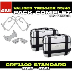 PACK-PLO1179MK-TRK33/46N : Givi Trekker Seitentaschen-Set 33/46L Alu Honda CRF Africa Twin