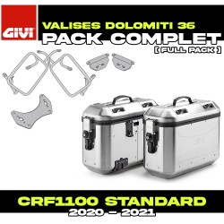 PACK-PLO1179MK-DLMK36APACK2 : Givi Dolomiti 36L Alu Seitenkoffer-Set Honda CRF Africa Twin