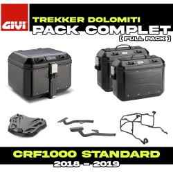 PACK-1162/1161-DLMKB : Set Borse Givi Dolomiti Nero Honda CRF Africa Twin