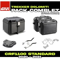 PACK-1179-DLMKB : Pack Bagagli Givi Dolomiti Nero Honda CRF Africa Twin