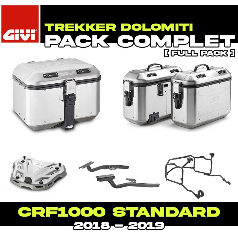 PACK-1162/1161-DLMKA : Givi Dolomiti Alu Gepäckset Honda CRF Africa Twin