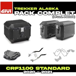 PACK-1179-ALAB : Pack Bagagli Givi Alaska Nero Honda CRF Africa Twin