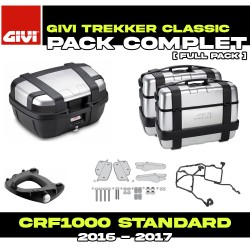 PACK-1144-TRKA : Pack Bagagli Givi Trekker Alu Honda CRF Africa Twin