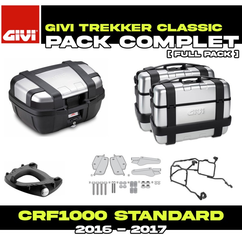 PACK-1144-TRKA : Pack Gepäck Givi Trekker Alu Honda CRF Africa Twin