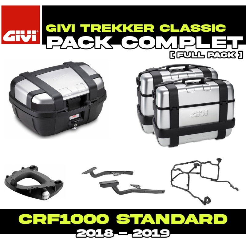 PACK-1162/1161-TRKA : Paquete de Equipaje Givi Trekker Alu Honda CRF Africa Twin