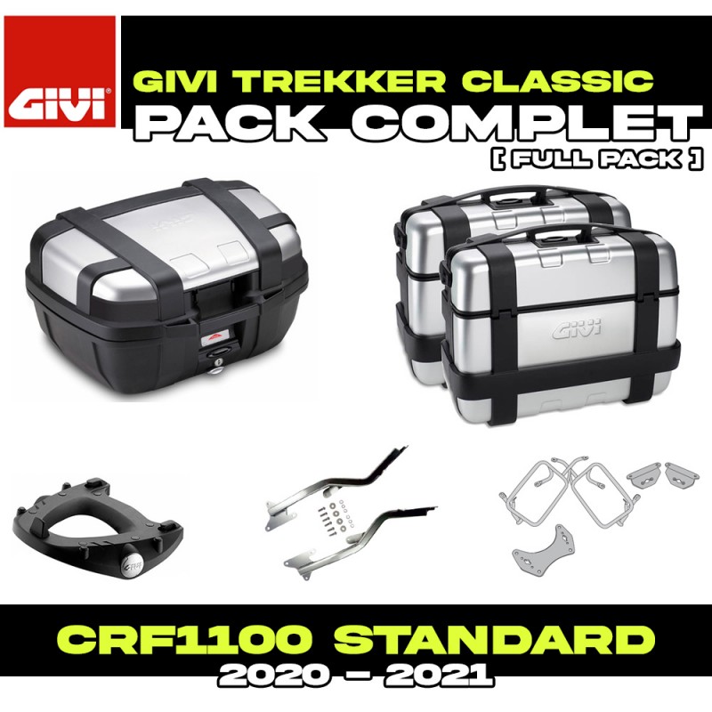 PACK-1179-TRKA : Givi Trekker Alu Luggage Pack Honda CRF Africa Twin