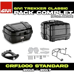 PACK-1144-TRKB : Pacco Bagagli Givi Trekker Nero Honda CRF Africa Twin