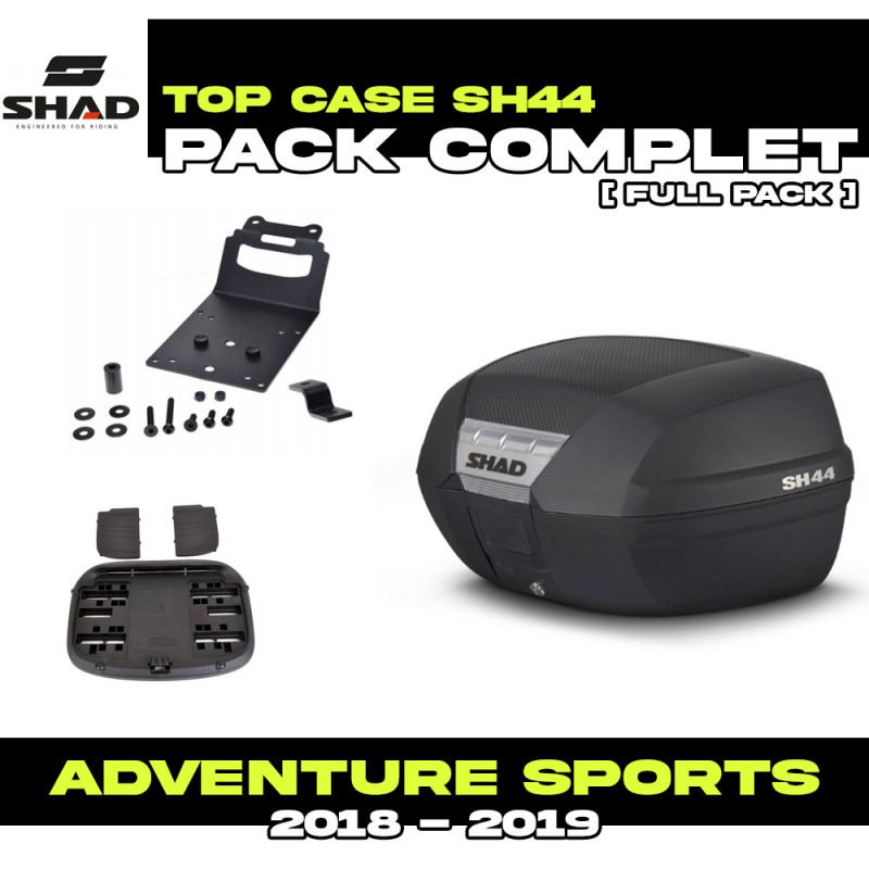 PACK-H0DV18ST-D0B44100 : Shad SH44 Top Box Kit Honda CRF Africa Twin