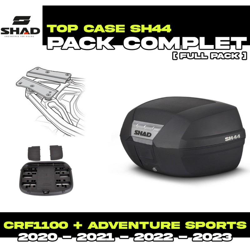 PACK-H0DV10ST-D0B44100 : Pacco Top-Case Shad SH44 Honda CRF Africa Twin