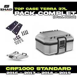 PACK-H0CR12ST-D0TR37100 : Pacchetto Top-Case Shad Terra 37L Alu Honda CRF Africa Twin