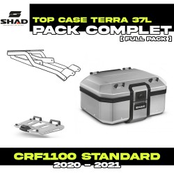 PACK-H0CR10ST-D0TR37100 : Pacchetto Top-Case Shad Terra 37L Alu Honda CRF Africa Twin