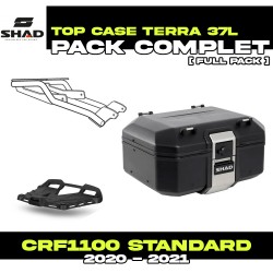 PACK-H0CR10ST-D0TR37100B : Pack Top-Case Shad Terra 37L Schwarz Honda CRF Africa Twin