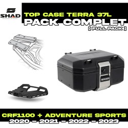 PACK-H0DV10ST-D0TR37100B : Pack Top-Case Shad Terra 37L Nero Honda CRF Africa Twin