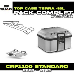 PACK-H0CR10ST-D0TR48100 : Pacco Top-Case Shad Terra 48L Alu Honda CRF Africa Twin