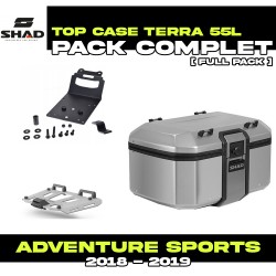 PACK-H0DV18ST-D0TR55100 : Shad Terra 55L Alu Top-Case Pack Honda CRF Africa Twin