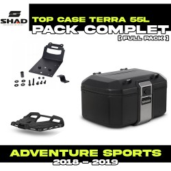 PACK-H0DV18ST-D0TR55100B : Pack Top-Case Shad Terra 55L Nero Honda CRF Africa Twin