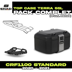 PACK-H0CR10ST-D0TR55100B : Pack Top-Case Shad Terra 55L Nero Honda CRF Africa Twin