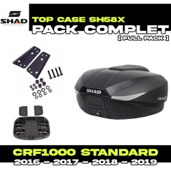 PACK-H0CR12ST-D0B58206 : Paquete Top-Case Shad SH58X Honda CRF Africa Twin