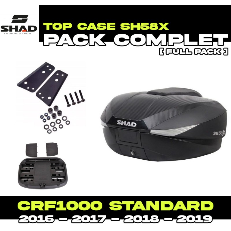 PACK-H0CR12ST-D0B58206 : Pacchetto Top Case Shad SH58X Honda CRF Africa Twin