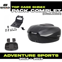 PACK-H0DV18ST-D0B58206 : Shad SH58X Top-Case-Set Honda CRF Africa Twin