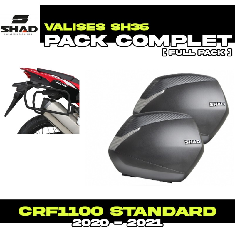 PACK-H0CR104P-D0B36200 : Pacco Valigie Laterali Shad SH36 Honda CRF Africa Twin