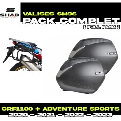 PACK-H0DV104P-D0B36200 : Pack de Maletas Laterales Shad SH36 Honda CRF Africa Twin