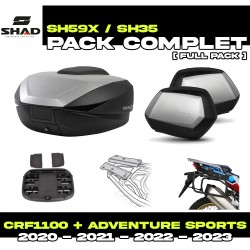 PACK-H0DV10-D0B59/35 : Pack Bagaglio Shad SH59X/SH35 Honda CRF Africa Twin