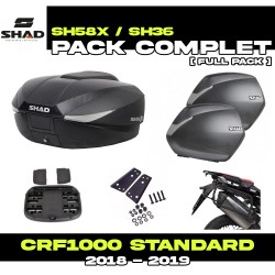 PACK-H0CR12/H0FR19-D0B58/36 : Pack Equipaje Shad SH58X/SH36 Honda CRF Africa Twin