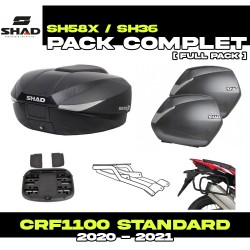 PACK-H0CR10-D0B58/36 : Paquete de Equipaje Shad SH58X/SH36 Honda CRF Africa Twin