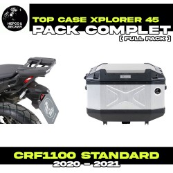 PACK-66195210101-TC45 : Hepco-Becker Xplorer 45L Alu Kit Honda CRF Africa Twin