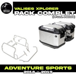 65195100022-00-40 : Pack de Maletas Laterales Hepco-Becker Xplorer Alu Honda CRF Africa Twin