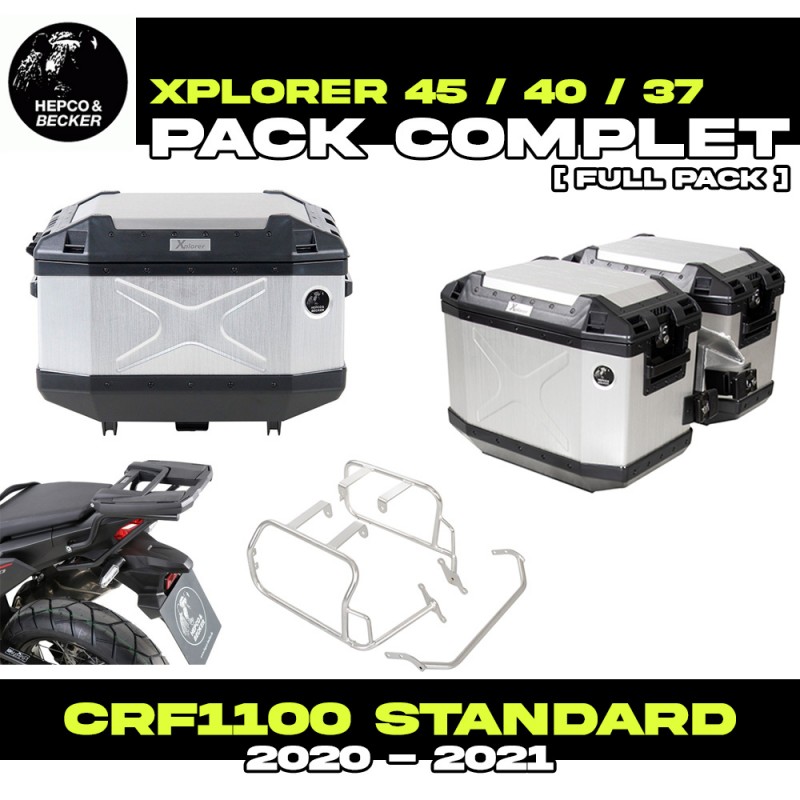 PACK-66195210101-XPLORER : Pacchetto Bagagli Hepco-Becker Xplorer Alu Honda CRF Africa Twin