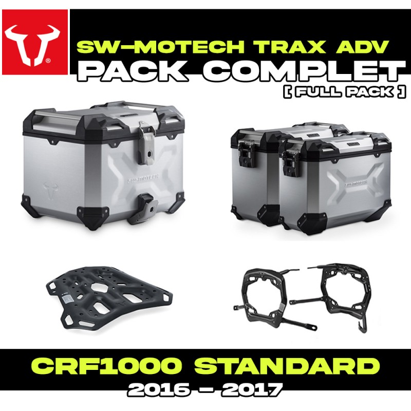 ADV.01.622.75001/S : Pacchetto Bagagli SW-Motech Trax ADV Alu Honda CRF Africa Twin