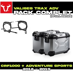 KFT.01.890.70000/S : Pack de Maletas Laterales SW-Motech Trax ADV Alu Honda CRF Africa Twin